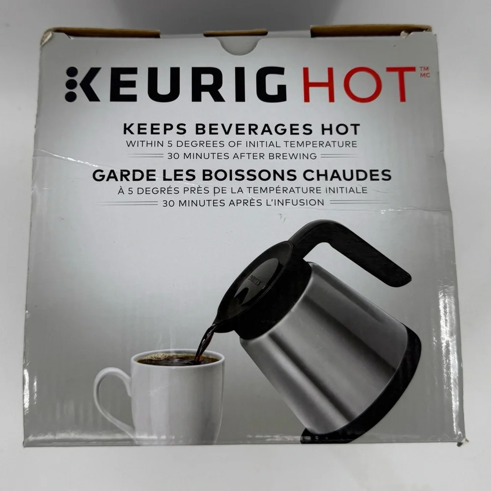 Keurig Hot 2.0 Thermal Carafe 2.0 Series 1 Quart Stainless‎  Double Wall New NIB
